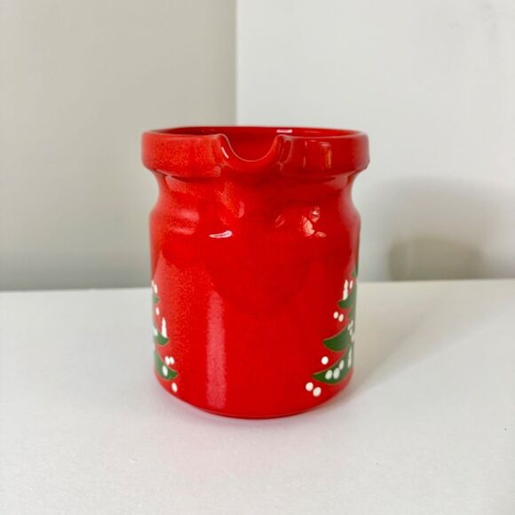 Vintage Waechtersbach West Germany 5.75" Ceramic Christmas Pitcher - Picture 4 of 9
